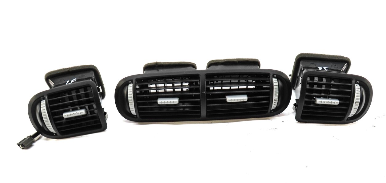 Thumbnail 2: 2004 PORSCHE CAYENNE (955) FRONT LEFT RIGHT CENTER HVAC A/C HEATER AIR VENT SET