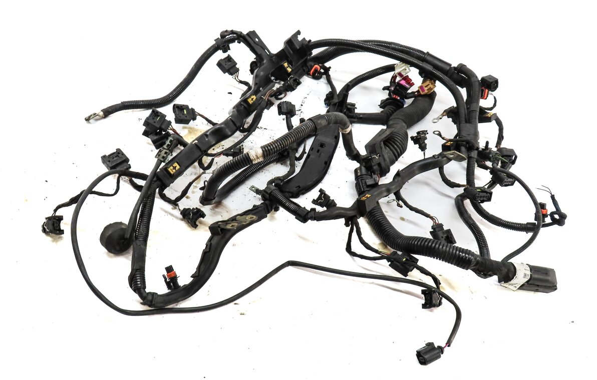 Thumbnail 3: 2004 PORSCHE CAYENNE (955) 4.5L NON-TURBO AUTO AWD ENGINE WIRE WIRING HARNESS