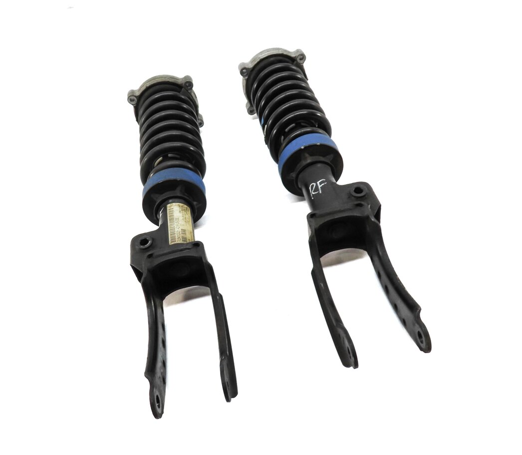 Thumbnail 1: 03-06 PORSCHE CAYENNE 955 4.5L V8 FRONT LEFT RIGHT SUSPENSION SHOCK STRUT SET 2