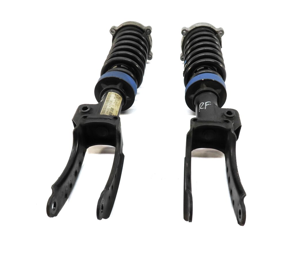 Thumbnail 2: 03-06 PORSCHE CAYENNE 955 4.5L V8 FRONT LEFT RIGHT SUSPENSION SHOCK STRUT SET 2