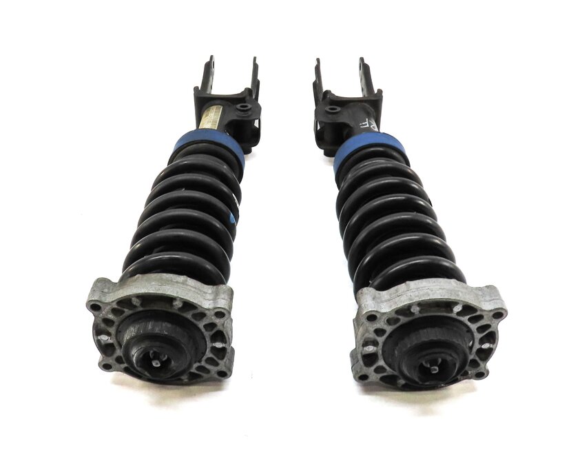 Thumbnail 4: 03-06 PORSCHE CAYENNE 955 4.5L V8 FRONT LEFT RIGHT SUSPENSION SHOCK STRUT SET 2