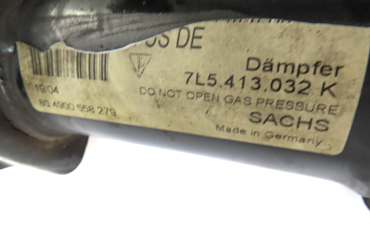 Thumbnail 7: 03-06 PORSCHE CAYENNE 955 4.5L V8 FRONT LEFT RIGHT SUSPENSION SHOCK STRUT SET 2