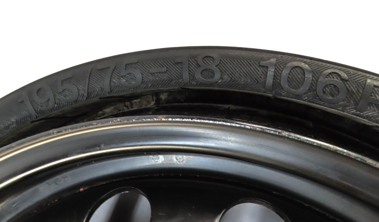 Thumbnail 4: 2003-2012 PORSCHE CAYENNE (955 957 958) 18x6.5 COLLAPSIBLE SPARE TIRE WHEEL RIM