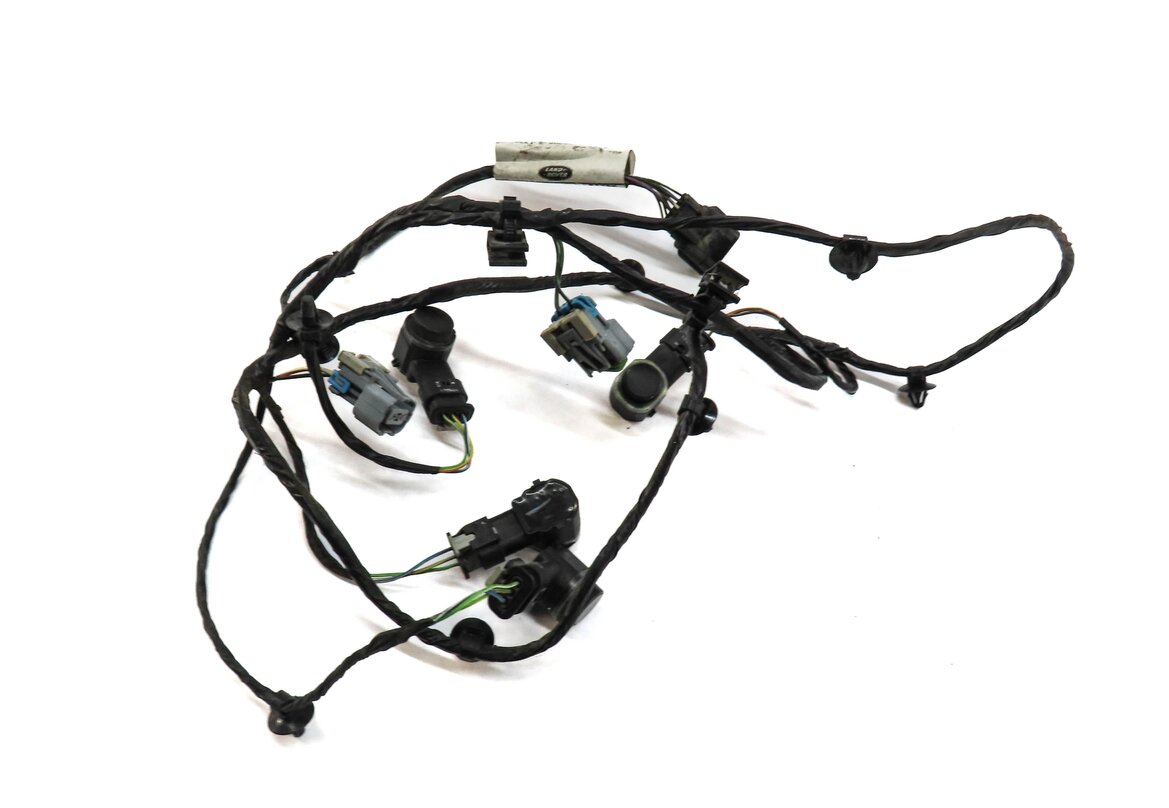 2015 RANGE ROVER EVOQUE L538 REAR PARK ASSIST PDC SENSOR SET4 (BLACK) w/ HARNESS