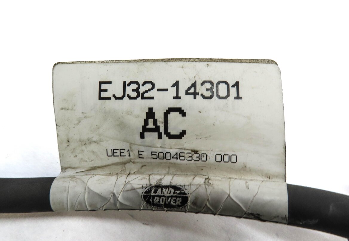 Thumbnail 4: 2015 RANGE ROVER EVOQUE (L538) NEGATIVE BATTERY CABLE w/ TERMINAL EJ3214301AC