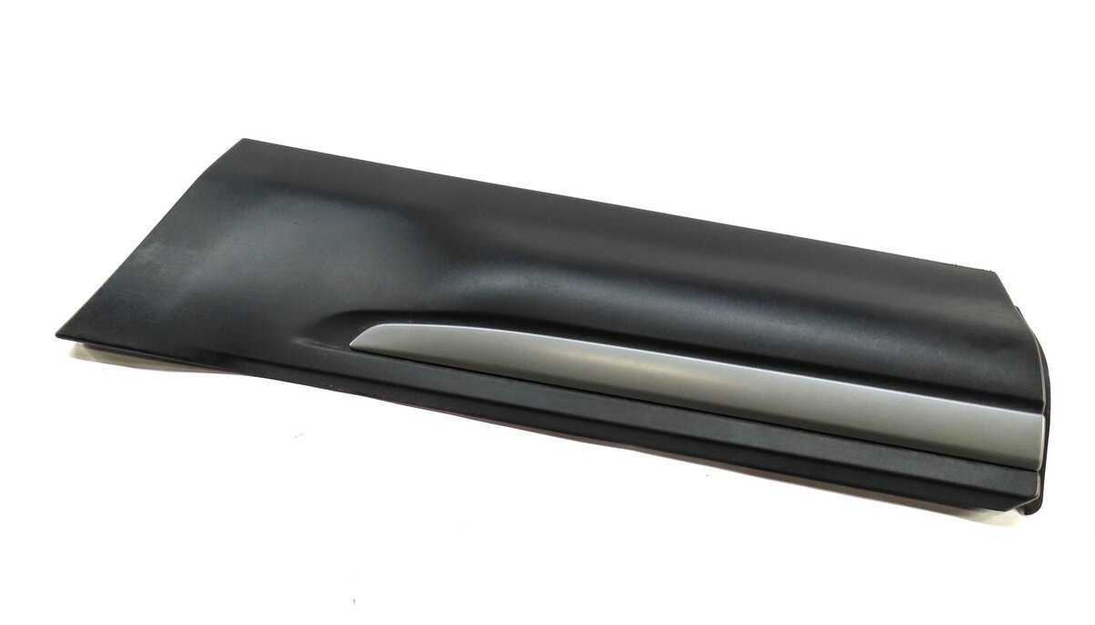 2015 RANGE ROVER EVOQUE (L538) REAR LEFT DOOR LOWER MOULDING TRIM (BLACK SILVER)