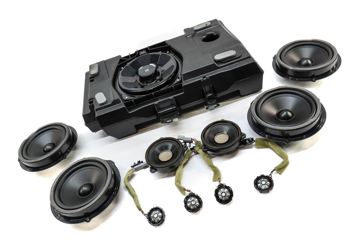 Thumbnail 10: 2015 RANGE ROVER EVOQUE L538 FRONT REAR LEFT RIGHT DOOR DASH DECK SPEAKER SET 11