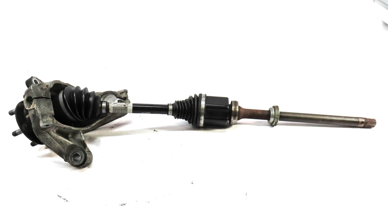 Thumbnail 4: 12-15 RANGE ROVER EVOQUE (L538) RIGHT FRONT SPINDLE KNUCKLE HUB w/ AXLE SHAFT