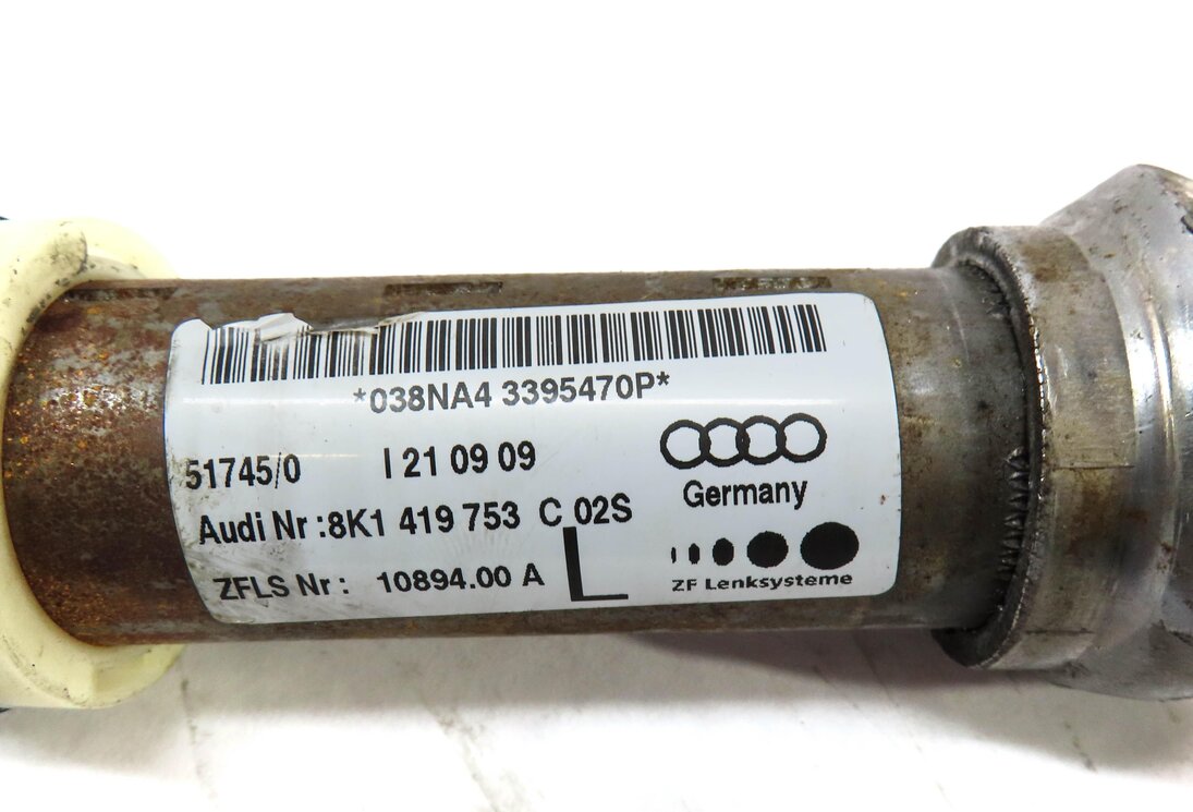 Thumbnail 4: 2010 AUDI A5 (B8 8T) STEERING COLUMN INTERMEDIATE U-JOINT SWIVEL SHAFT