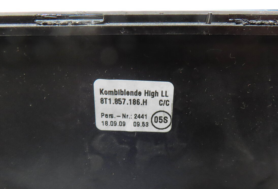 Thumbnail 5: 2010 AUDI A5 (B8 8T) FRONT DASH GPS NAVIGATION SCREEN TRIM w/ HAZARD SWITCH