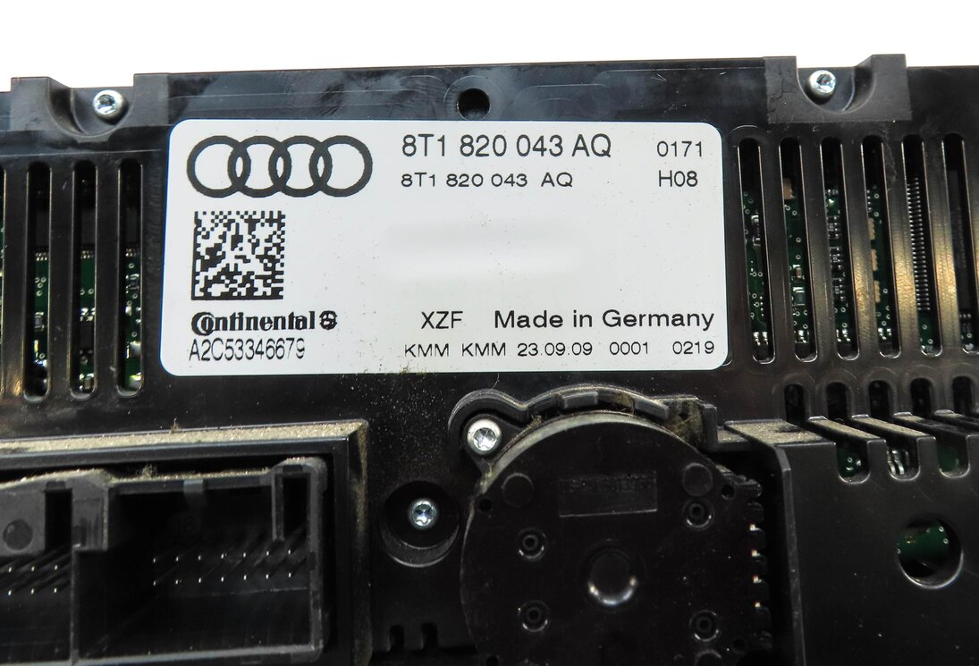 Thumbnail 6: 09-13 AUDI A5 S5 Q5 (B8 8T 8R) FRONT HEATER A/C TEMPERATURE CONTROL (DUAL ZONE)