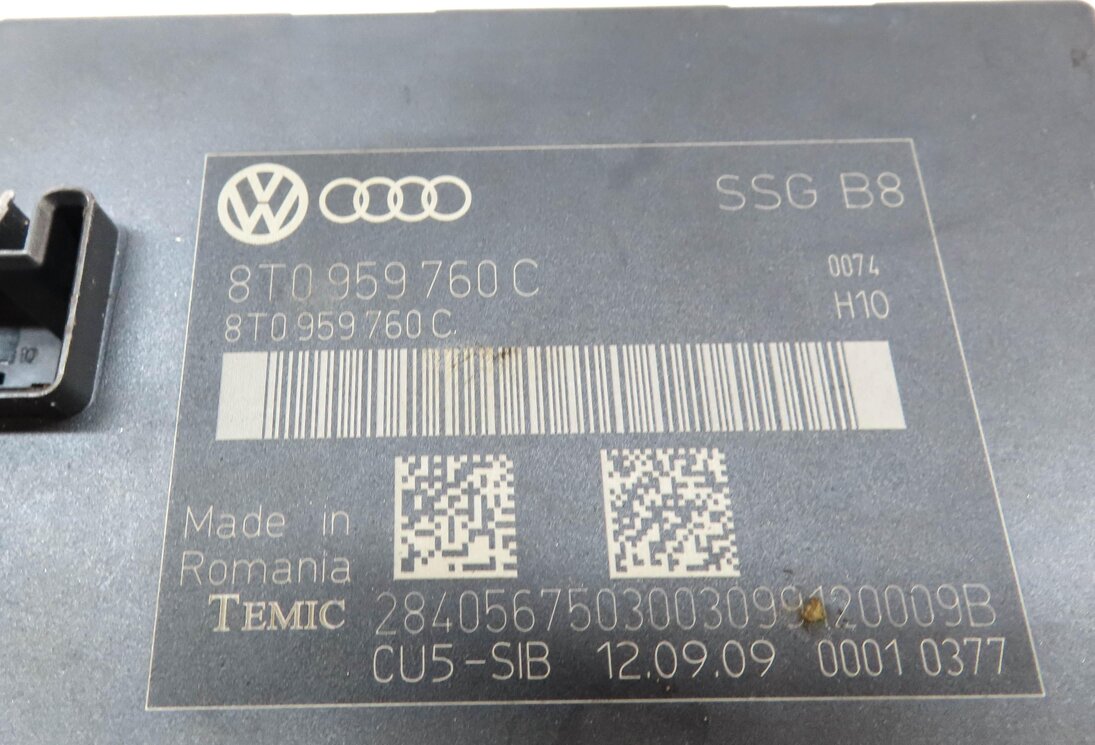 Thumbnail 4: 2010-2017 AUDI A5 (B8 8T) FRONT MEMORY SEAT CONTROL MODULE (NON SPORT SEAT)