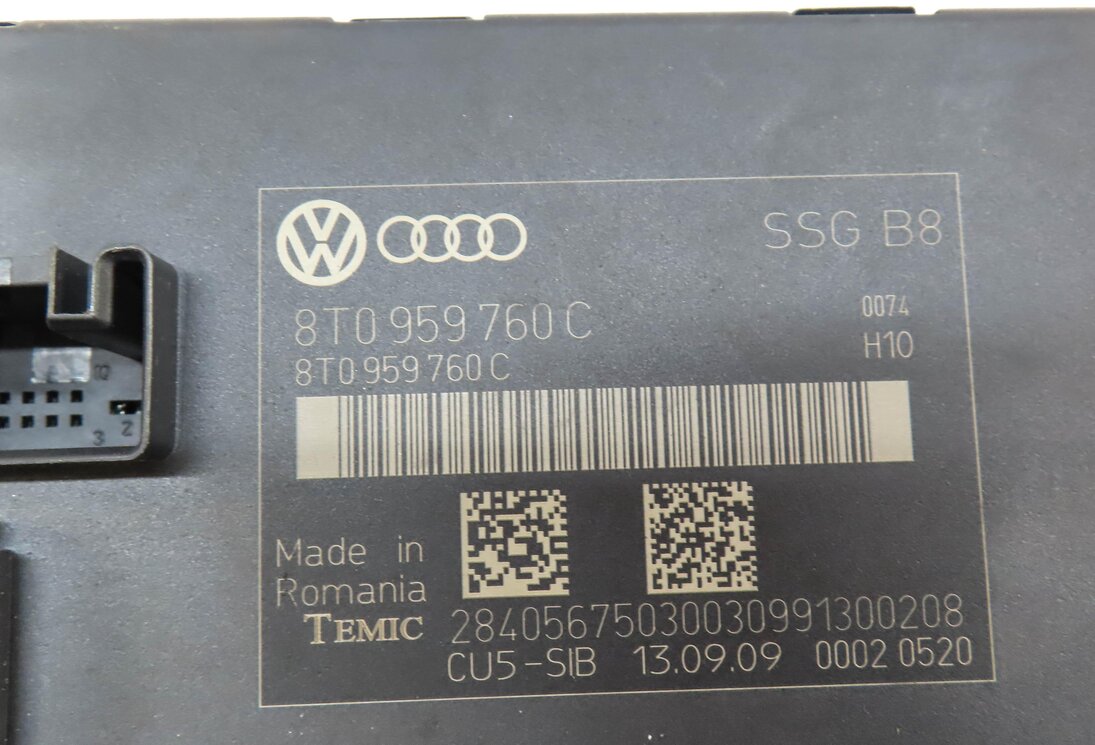 Thumbnail 4: 2010-2017 AUDI A5 (B8 8T) FRONT MEMORY SEAT CONTROL MODULE (NON SPORT SEAT)