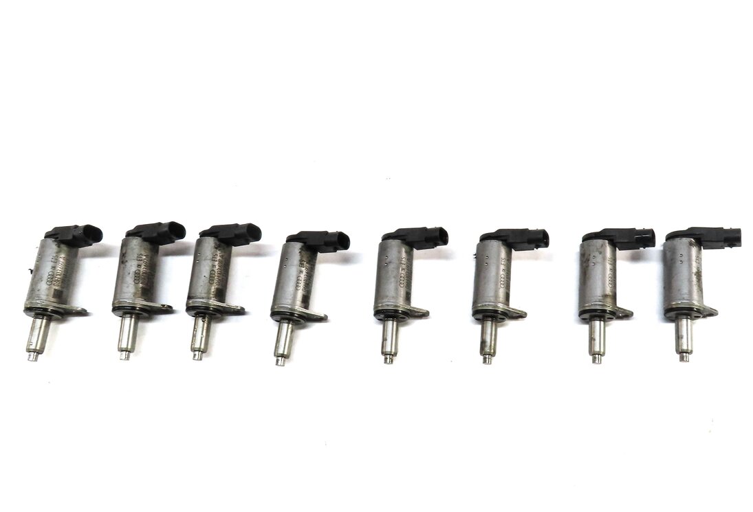 Thumbnail 3: 2010 AUDI A5 (B8 8T) 2.0L TURBO ENGINE CAEB CAMSHAFT ADJUST VALVE SOLENOID SET 8