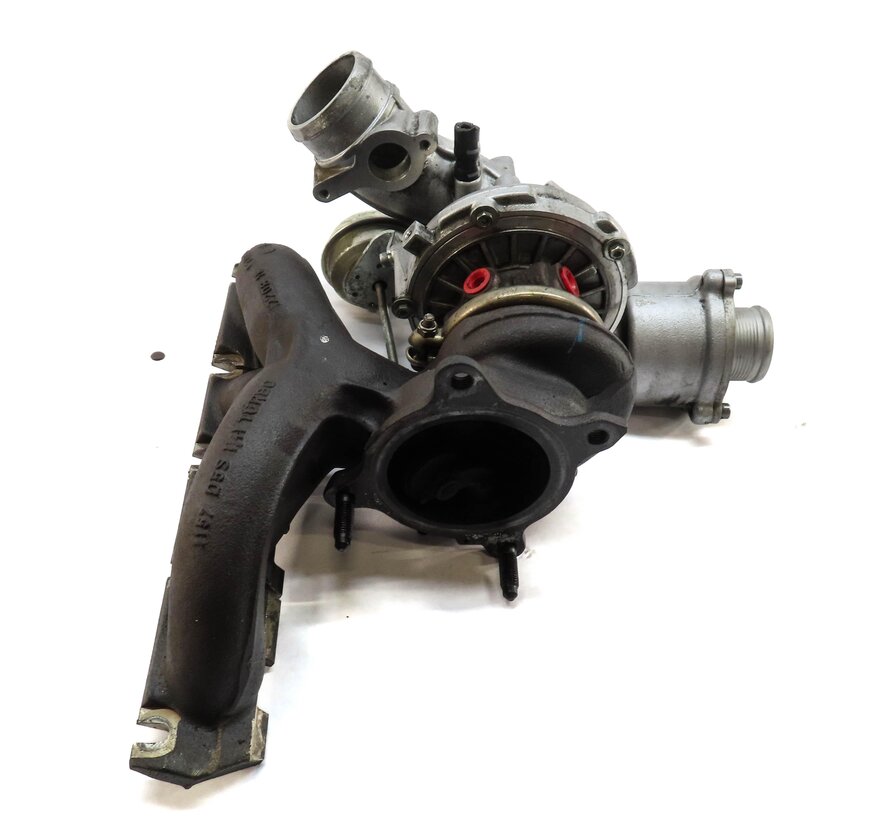 Thumbnail 5: 2009-2012 AUDI A4 A5 Q5 (B8 8K 8T 8R) 2.0T TURBO ENGINE TURBOCHARGER w/ MANIFOLD