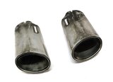 2012-2015 MERCEDES C350 COUPE (W204) REAR LEFT & RIGHT EXHAUST MUFFLER TIP SET 2