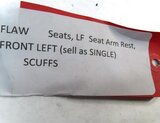Thumbnail 7: 13-20 RANGE ROVER SPORT DISCOVERY (L405 L462 L494) LEFT FRONT ARMREST (BLACK)