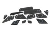 Thumbnail 2: 2011 AUDI A4 (B8 8K) DOOR DASH DECK SPEAKER GRILLE SET (BANG & OLUFSEN - BLACK)