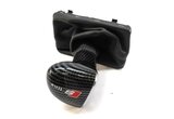 Thumbnail 1: 2011 AUDI A4 (B8 8K) SHIFT KNOB & BOOT (AFTERMARKET S-LINE CARBON FIBER COVER)