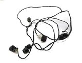 2013 BMW X5 (E70) FRONT PARKING ASSIST PDC SENSOR SET 4 (WHITE) w/ WIRE HARNESS