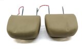 Thumbnail 3: 10-14 BMW X5 X6 E70 E71 FRONT LEFT & RIGHT ACTIVE SEAT HEADREST (BEIGE LEATHER)