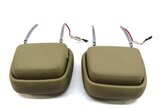 Thumbnail 4: 10-14 BMW X5 X6 E70 E71 FRONT LEFT & RIGHT ACTIVE SEAT HEADREST (BEIGE LEATHER)