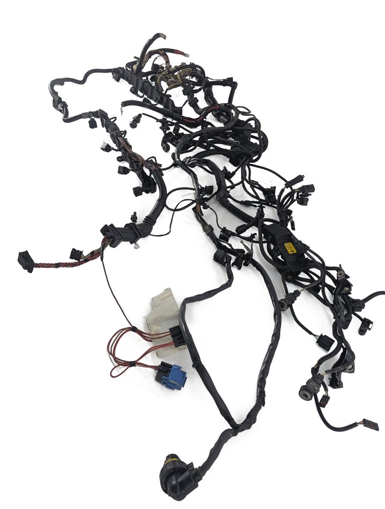 Thumbnail 3: 2013 BMW X5 (E70) 4.4L (N63) ENGINE MOTOR CABLE WIRE WIRING HARNESS LOOM
