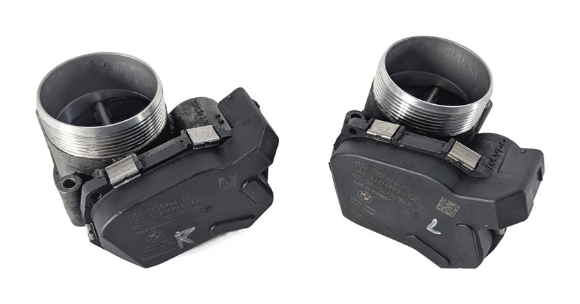 08-18 BMW 5 6 7 M5 M6 (E70 F01 F10 F12 F15 F16) 4.4L ENGINE THROTTLE BODY SET-2