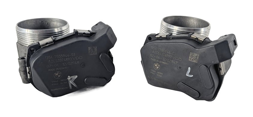 Thumbnail 2: 08-18 BMW 5 6 7 M5 M6 (E70 F01 F10 F12 F15 F16) 4.4L ENGINE THROTTLE BODY SET-2