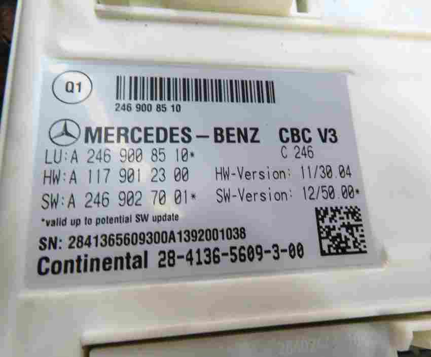 Thumbnail 4: 2014 MERCEDES CLA250 (C117 W117) FRONT SIGNAL ACQUISITION CONTROL MODULE SAM