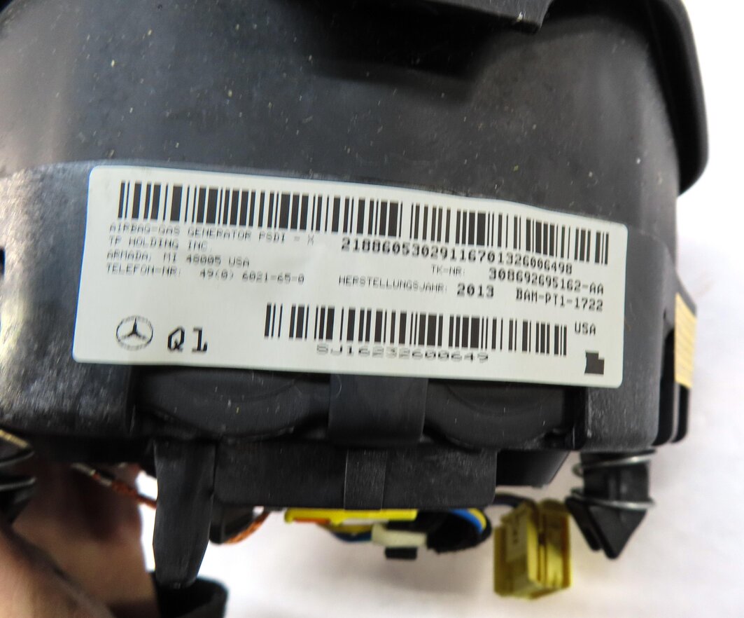 Thumbnail 6: 14-17 MERCEDES CLA250 GLA250 (C117 X156) DRIVER STEERING WHEEL AIRBAG AIR BAG