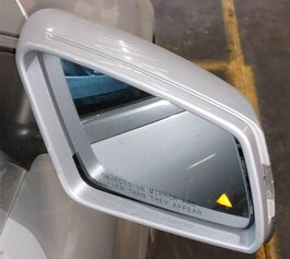 Thumbnail 3: 14-16 MERCEDES CLA-CLASS (C117) RIGHT BLIND SPOT AUTODIM DOOR MIRROR (SILVER)