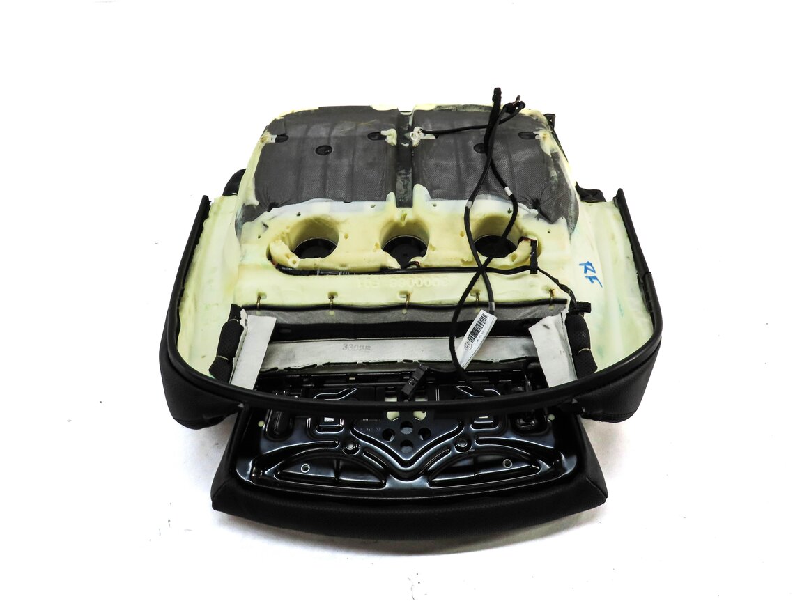 Thumbnail 5: 2013 BMW 640i GRAN COUPE (F06) FRONT RIGHT LOWER SEAT CUSHION w/ HEAT VENT BLACK