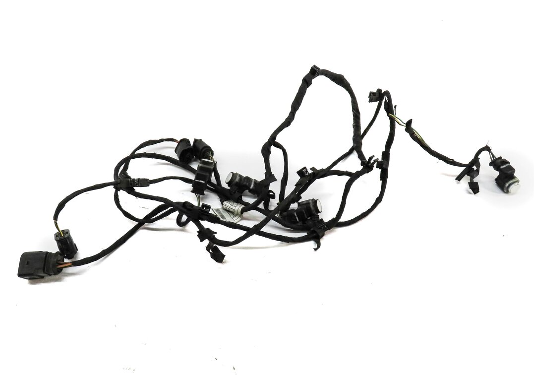 Thumbnail 2: 2013 BMW 640i GRAN COUPE F06 FRONT PARK ASSIST PDC SENSOR SET4 (WHITE) & HARNESS