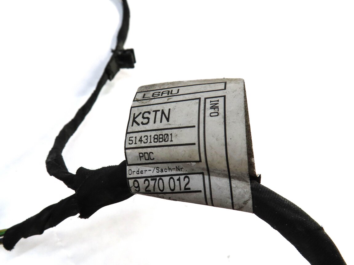 Thumbnail 4: 2013 BMW 640i GRAN COUPE F06 FRONT PARK ASSIST PDC SENSOR SET4 (WHITE) & HARNESS