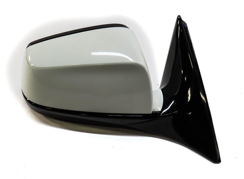 Thumbnail 6: 12-15 BMW 6 SERIES F06 RIGHT DOOR MIRROR PFOLD HEAT CAMERA BLIND AUTODIM (WHITE)