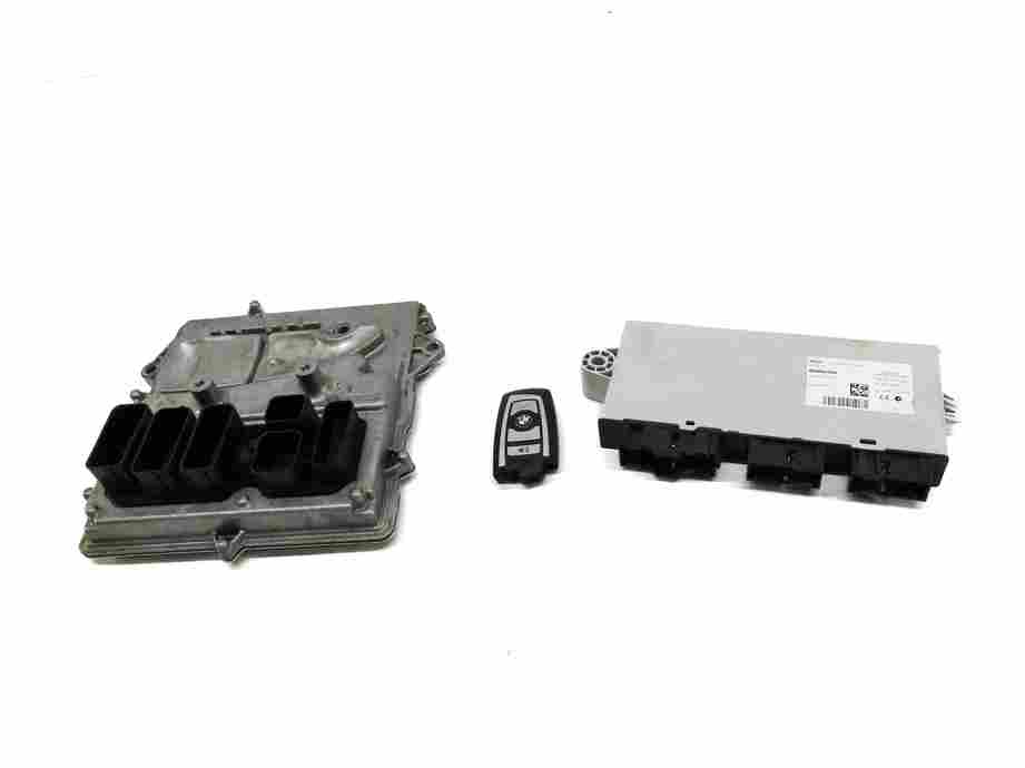 Thumbnail 2: 12-15 BMW 3 5 6 7 X3 F01 F06 F10 F30 ENGINE CONTROL MODULE IMMOBILIZER KEY SET