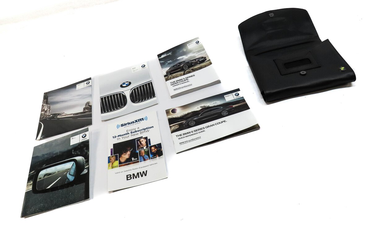 Thumbnail 3: 2013 BMW 640i GRAN COUPE (F06) OWNERS MANUAL SET 6 w/ CARRYING CASE