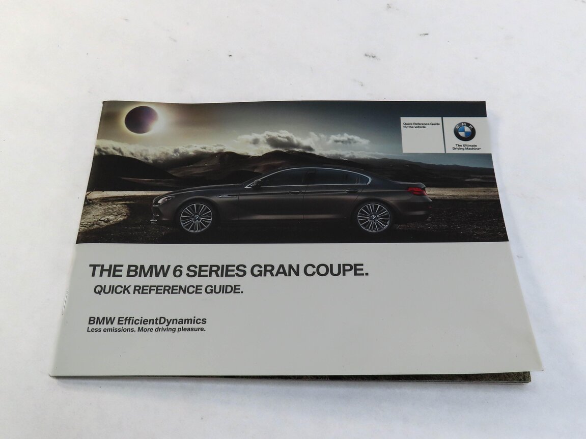 Thumbnail 9: 2013 BMW 640i GRAN COUPE (F06) OWNERS MANUAL SET 6 w/ CARRYING CASE