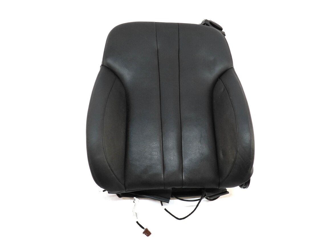 2013 BMW 640i GRAN COUPE (F06) FRONT LEFT UPPER SEAT CUSHION w/ HEAT VENT BLACK