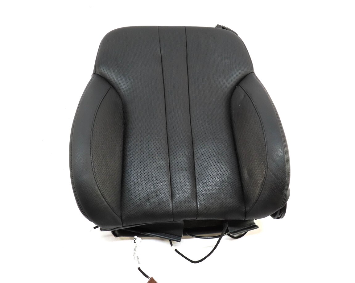 Thumbnail 2: 2013 BMW 640i GRAN COUPE (F06) FRONT LEFT UPPER SEAT CUSHION w/ HEAT VENT BLACK