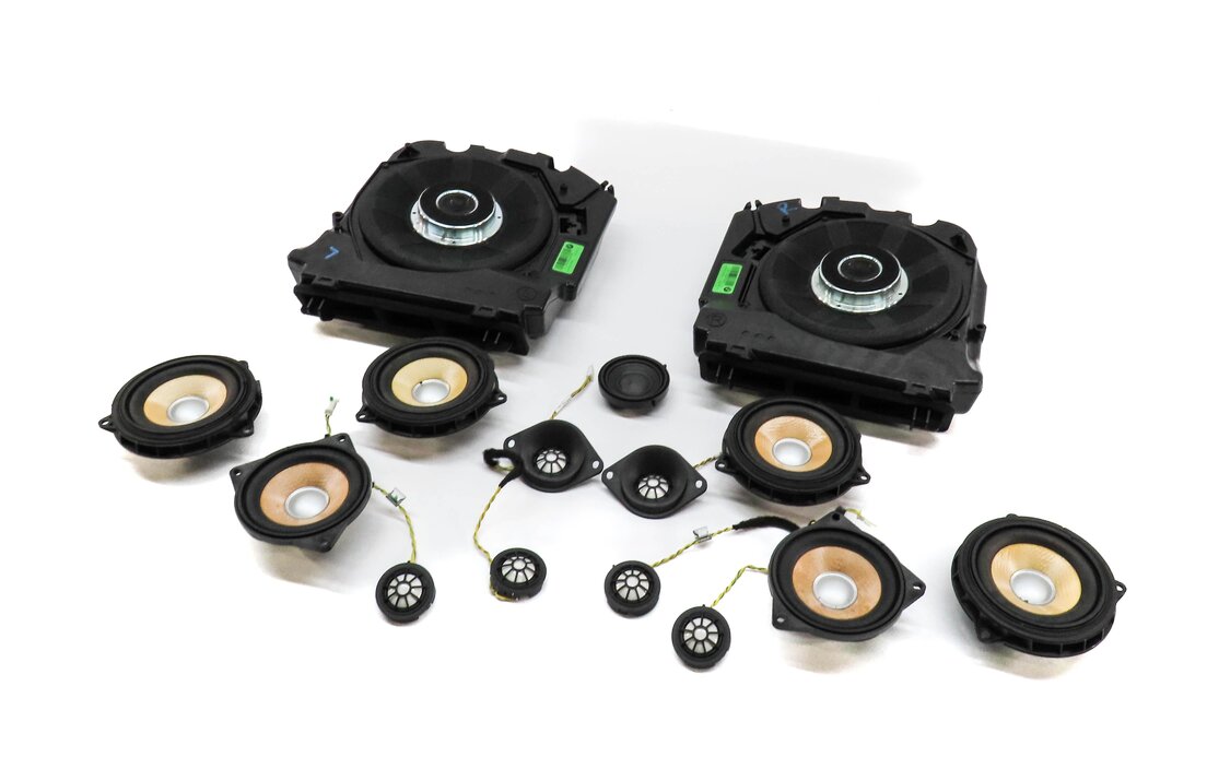 2013 BMW 640i GRAN COUPE F06 FRONT REAR LEFT RIGHT BANG & OLUFSEN SPEAKER SET15