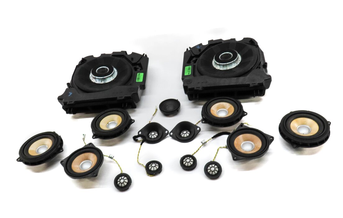 Thumbnail 2: 2013 BMW 640i GRAN COUPE F06 FRONT REAR LEFT RIGHT BANG & OLUFSEN SPEAKER SET15