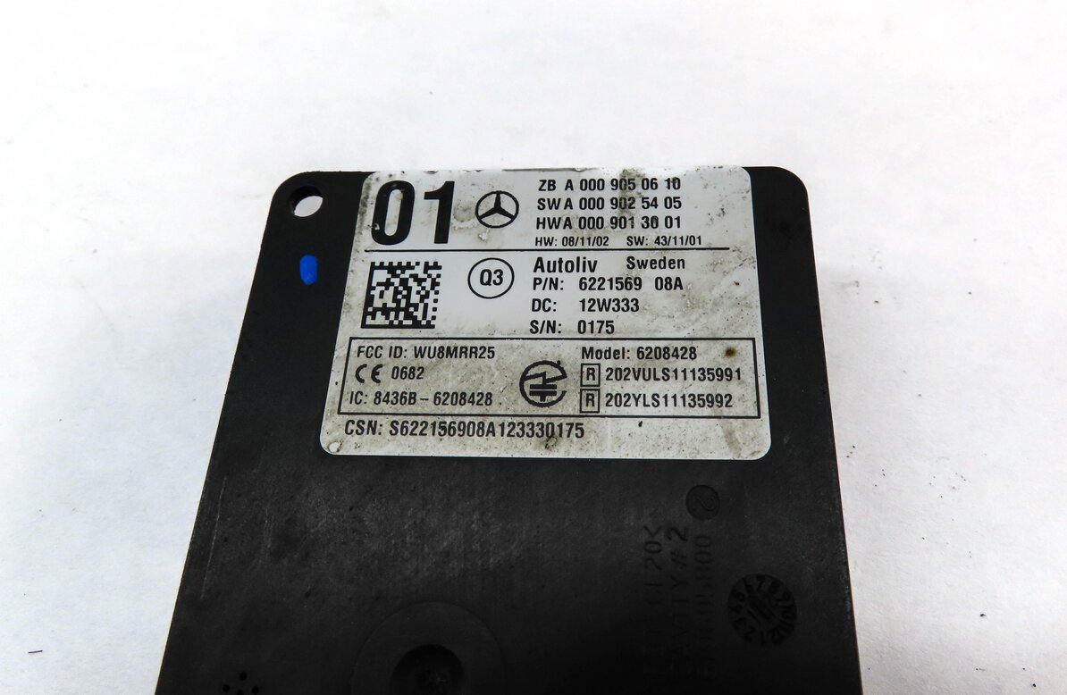 Thumbnail 4: 2013 MERCEDES ML550 (W166) REAR BLIND SPOT RADAR SENSOR 0009050610
