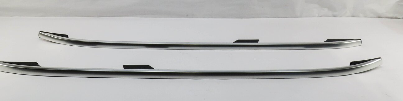 2013 MERCEDES ML550 W166 LEFT & RIGHT ROOF RACK RAIL SET 2 SILVER FRONT TO BACK