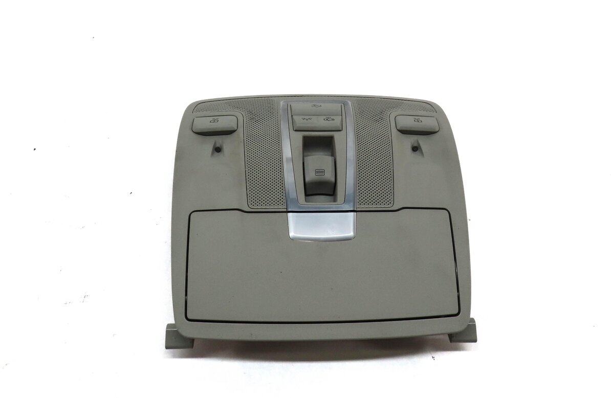 Thumbnail 4: 2013 MERCEDES ML550 (W166) FRONT CENTER ROOF DOME LIGHT w/ BUTTONS (GRAY)