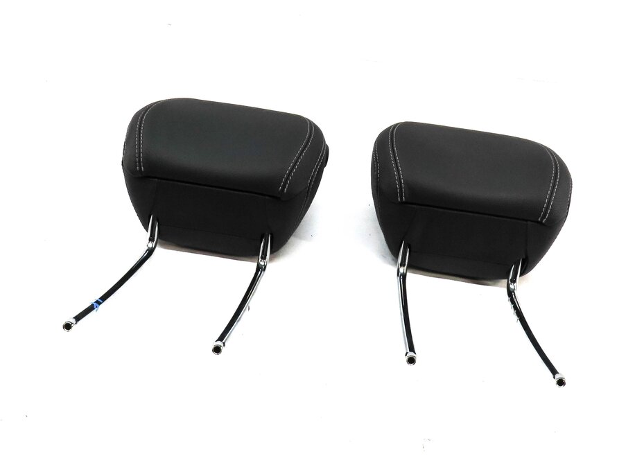 Thumbnail 1: 12-14 MERCEDES ML GL (X166 W166) FRONT LEFT & RIGHT SEAT HEADREST SET 2 (BLACK)
