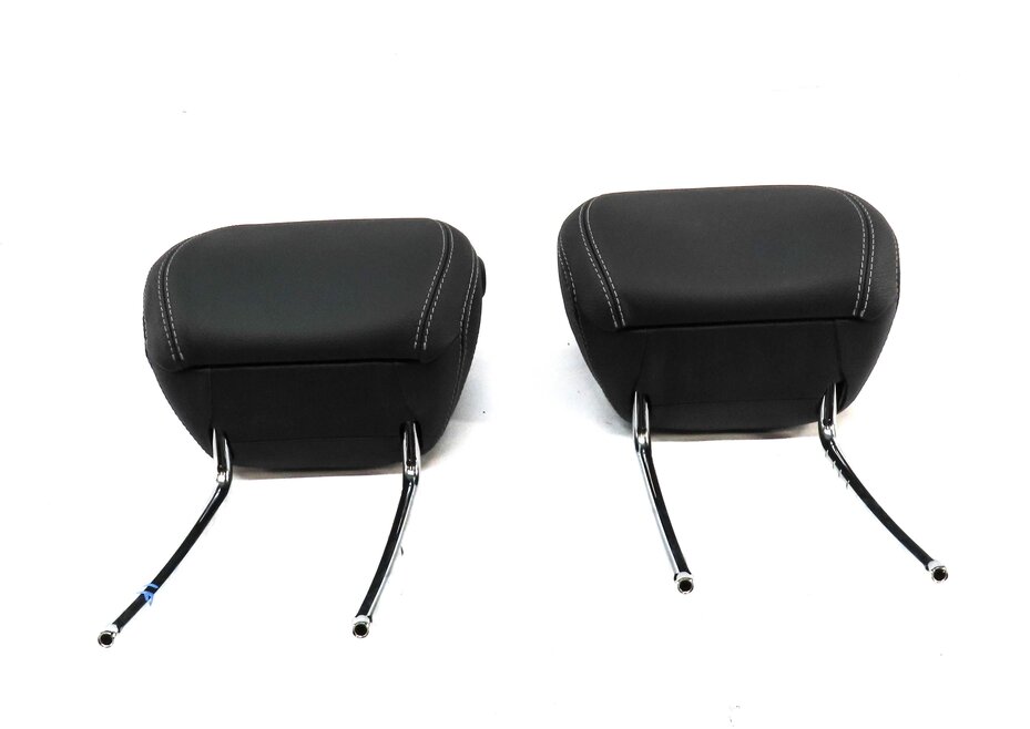 Thumbnail 2: 12-14 MERCEDES ML GL (X166 W166) FRONT LEFT & RIGHT SEAT HEADREST SET 2 (BLACK)