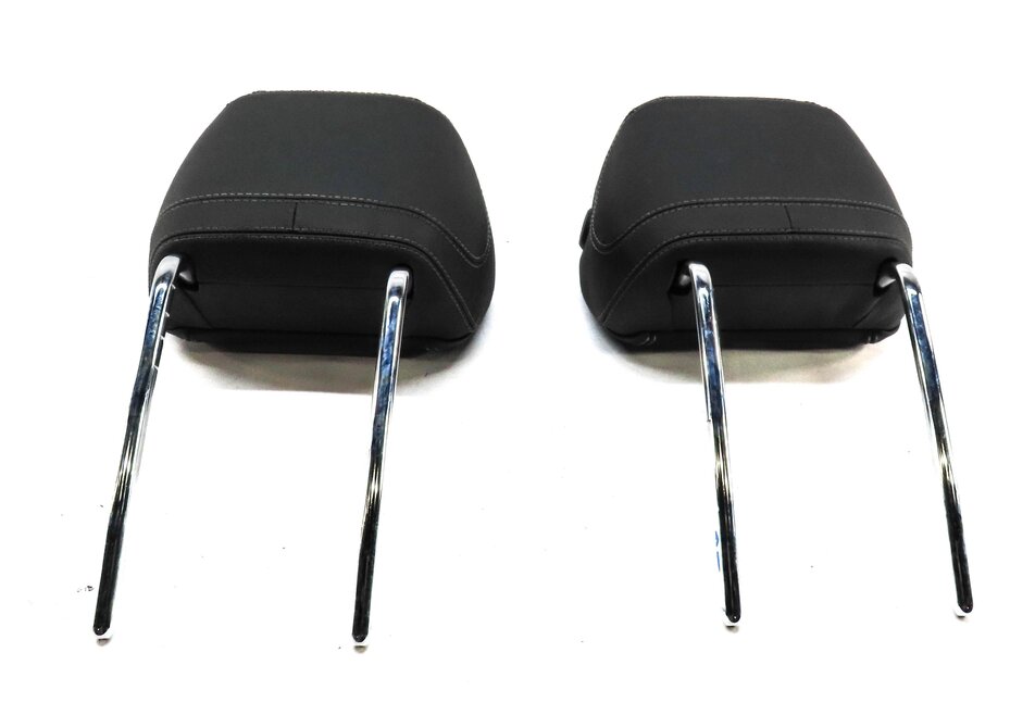 Thumbnail 5: 12-14 MERCEDES ML GL (X166 W166) FRONT LEFT & RIGHT SEAT HEADREST SET 2 (BLACK)