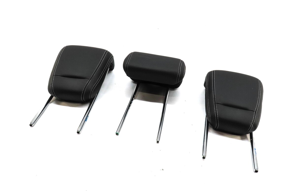 12-19 ML GL X166 W166 REAR 2ND ROW LEFT RIGHT CENTER SEAT HEADREST SET 3 (BLACK)